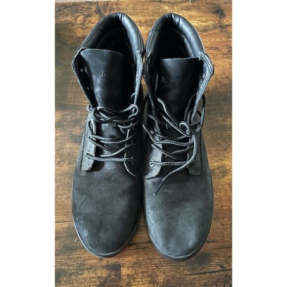 Timberland Dausette black leather sneaker boot women's booties Size 9.5 - Picture 6 of 10